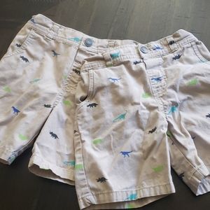 Sold!!Toddler boy shorts (dinosaurs)